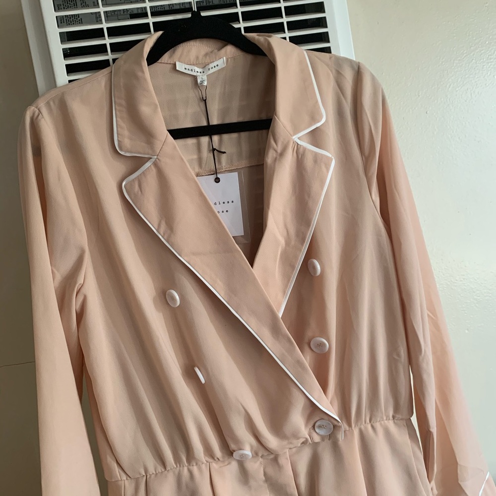 NWT endless rose Double Breasted Romper - Picture 5 of 9